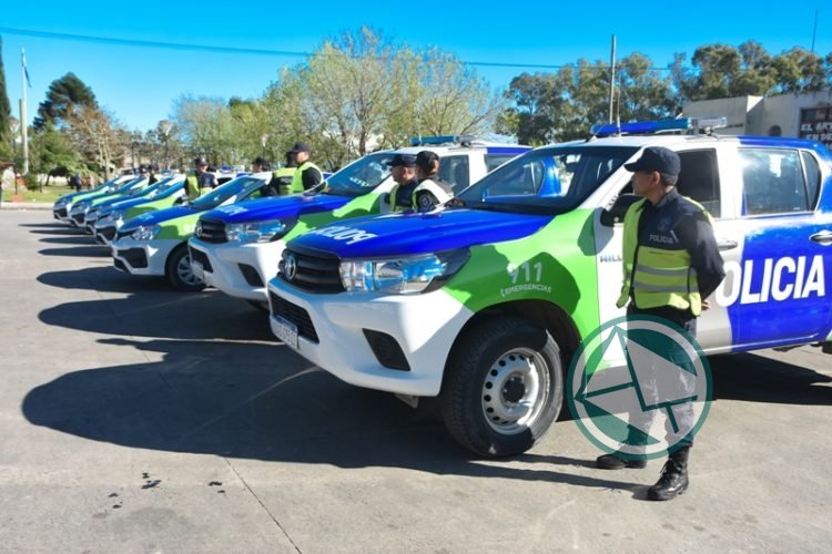 Siete patrullero más para reforzar la ciudad de Berisso