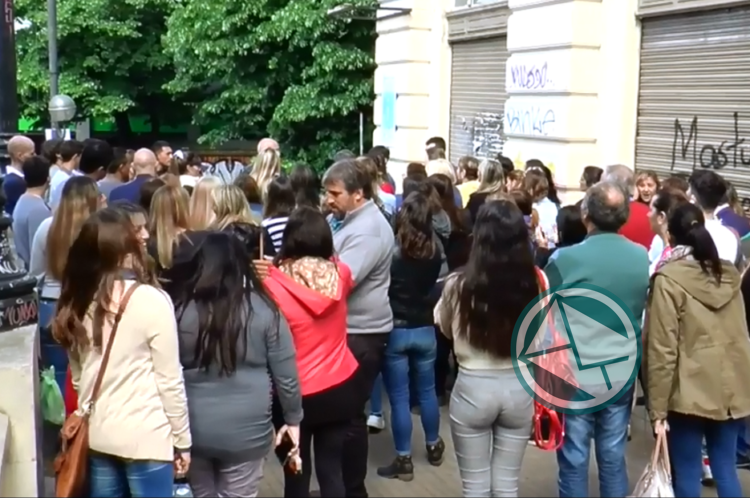 Simulacro de evacuación en el edificio de 7 y 49 de La Plata