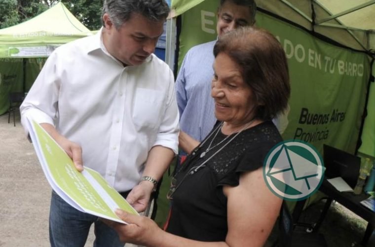 El ministro de Desarrollo Social bonaerense en un taller protegido de Moreno El ministro de Desarrollo Social bonaerense en un taller protegido de Moreno 1