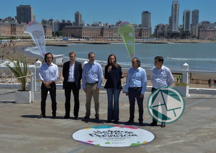 Vidal desde Mar del Plata lanzó "Verano en la Provincia"