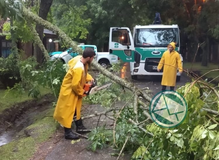 Pese al operativo en La Plata, llovió cerca de 200 milímetros