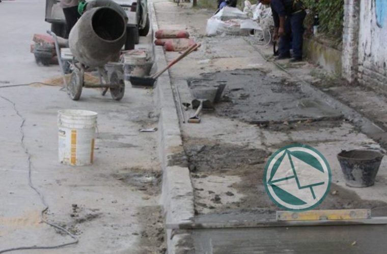 Renovación de veredas en el barrio El Dique 2