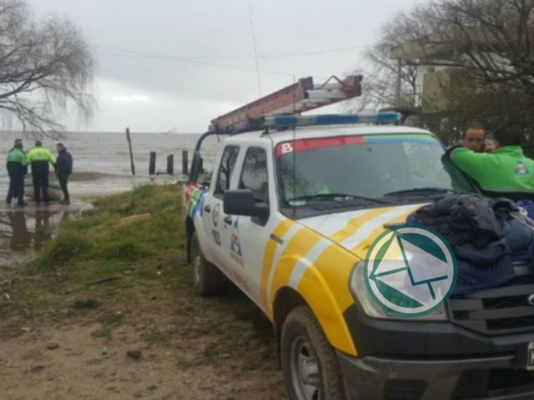 El Municipio de Berisso trabaja ante el fuerte temporal de lluvia, viento y granizo