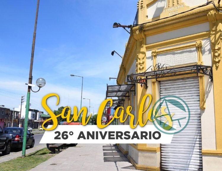 San Carlos se prepara para celebrar su 26° aniversario