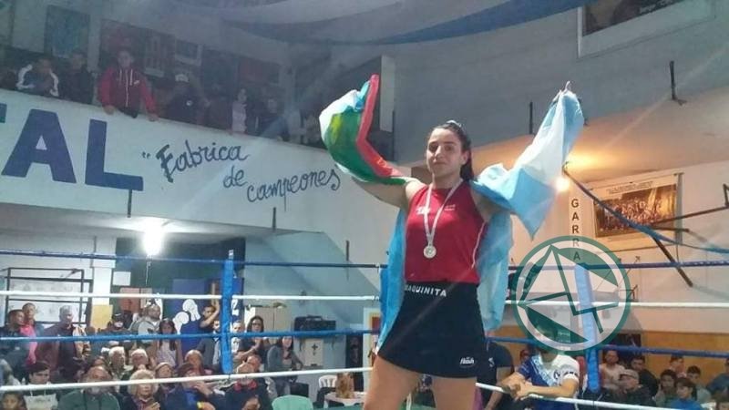La boxeadora ensenadense "Maquinita" Gómez consagrada en Uruguay