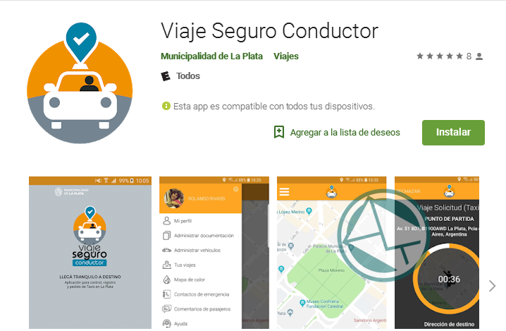 A lo UBER: los taxistas de La Plata deberán inscribirse en una APP