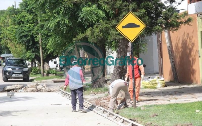 trabajos en calle 34 de 124 a 126 en Villa Castell 01