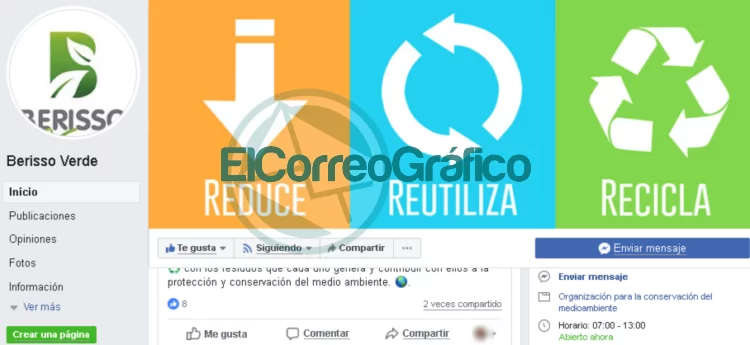 Con una página en Facebook el Municipio de Berisso quiere reducir, reciclar y reutilizar residuos Con una página en Facebook el Municipio de Berisso quiere reducir, reciclar y reutilizar residuos