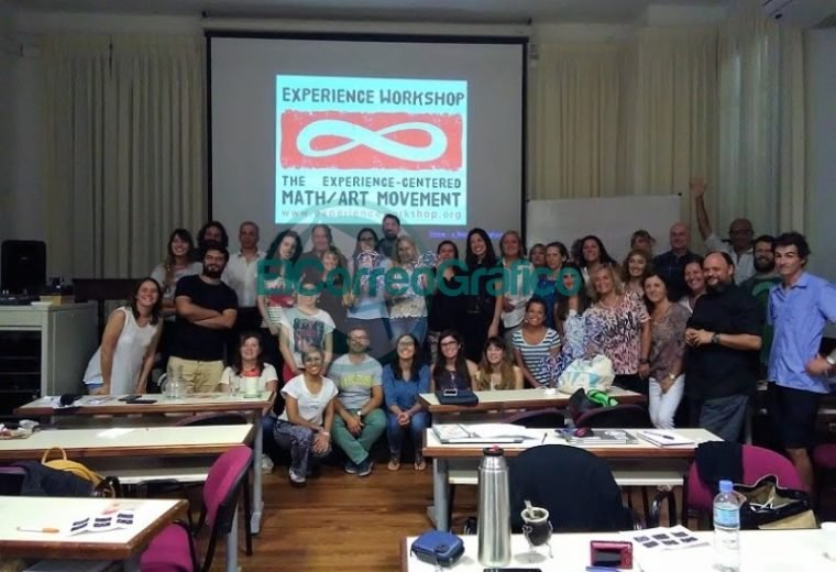 Docentes en el taller de Ingeniería con Zsolt Lavicza