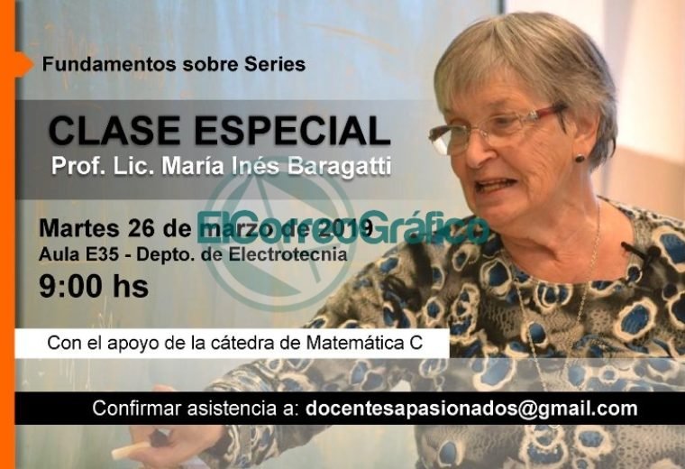Más de 800 mil personas la vieron en YouTube y ahora vuelve con una clase magistral en Ingeniería 1
