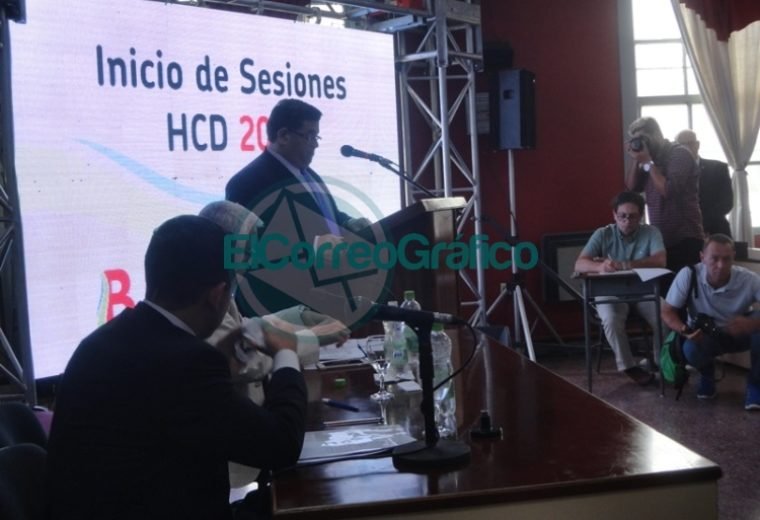 Nedela hizo hincapié en sus 38 meses de gestión en el discurso inaugural del Concejo Deliberante Nedela hizo hincapié en sus 38 meses de gestión en el discurso inaugural del Concejo Deliberante 03