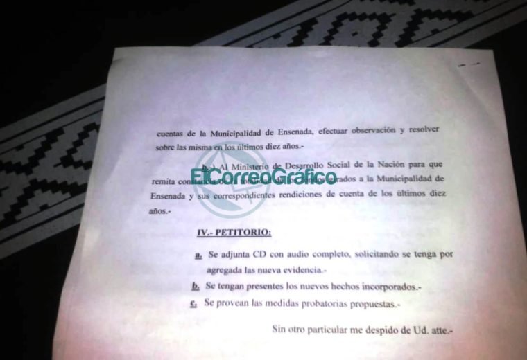 Ampliación de denuncia penal contra Secco y Schneider 4