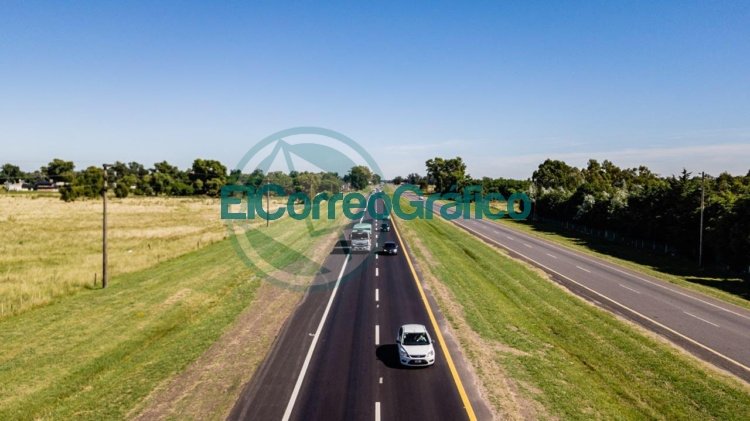 Avanza la obra de repavimentación de la Autovía 2