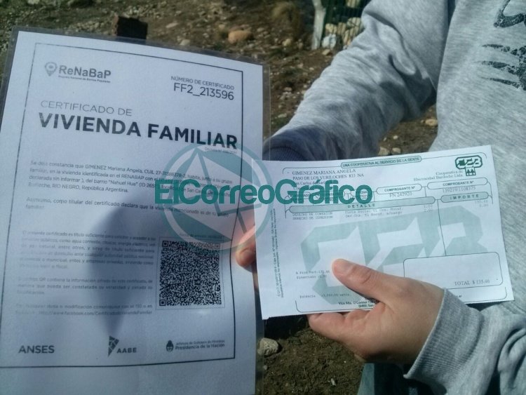 Operativo de entrega de Certificado de Vivienda Familiar Operativo de entrega de Certificado de Vivienda Familiar