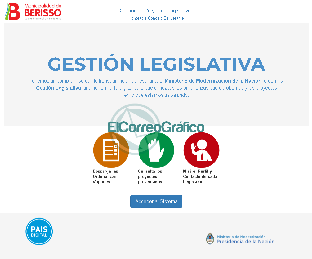 El Concejo Deliberante de Berisso presentó su sitio web El Concejo Deliberante de Berisso presentó su sitio web