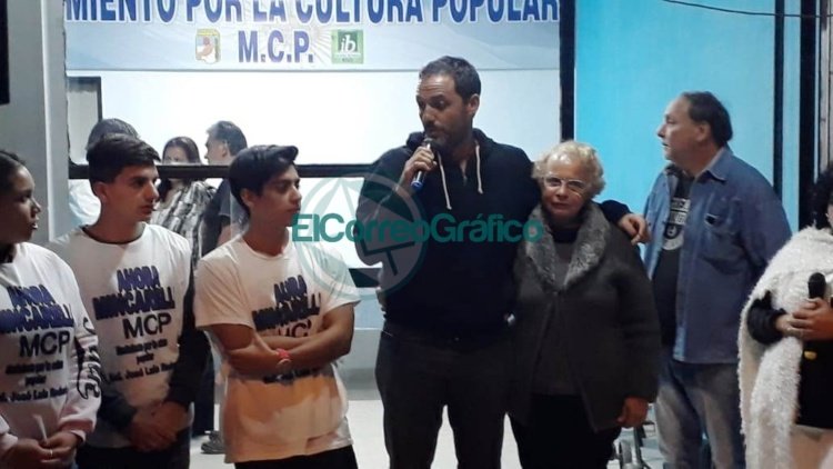 Mincarelli en la inauguración de una unidad básica afín a su precandidatura