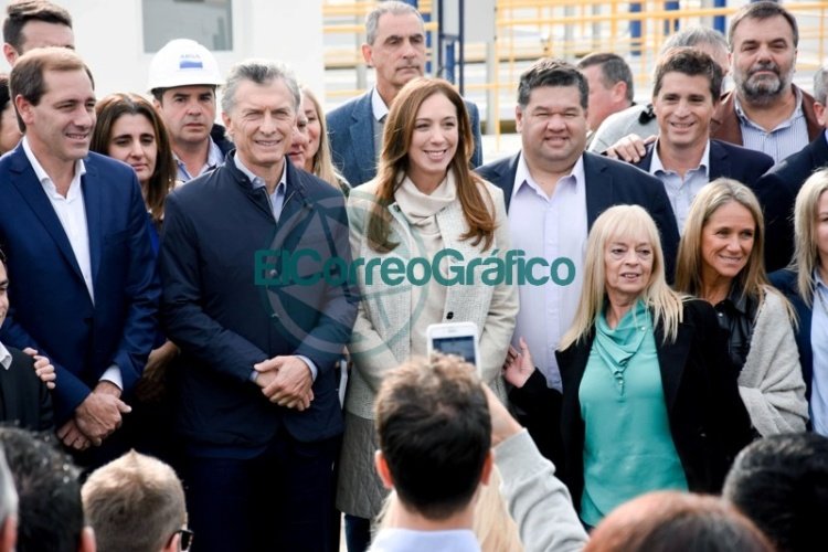 Nedela participó del acto en la Planta Potabilizadora de Punta Lara 3