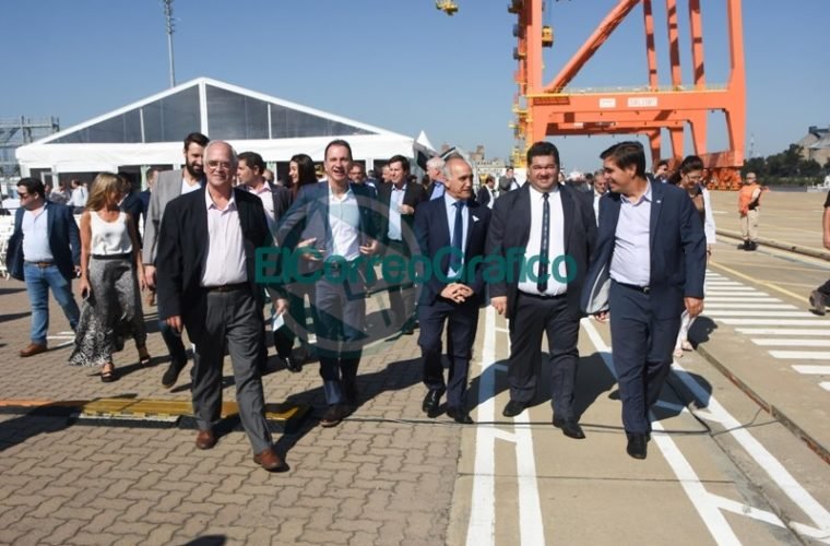 Nedela participó del inicio de actividades en la Terminal de Contenedores de TecPlata en Berisso 1