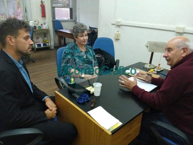 Reunión del Municipio de Berisso con la Cruz Roja Argentina
