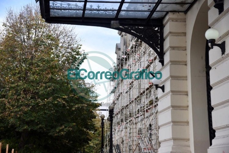 Se está restaurando el edificio del Pasaje Dardo Rocha Se está restaurando el edificio del Pasaje Dardo Rocha