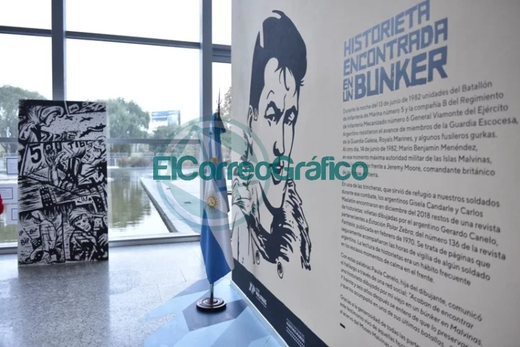 Una historieta hallada en las trincheras de las islas Malvinas