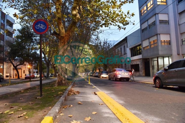 Delimitación de la bicisenda de Avenida 53 de La Plata Delimitación de la bicisenda de Avenida 53 de La Plata