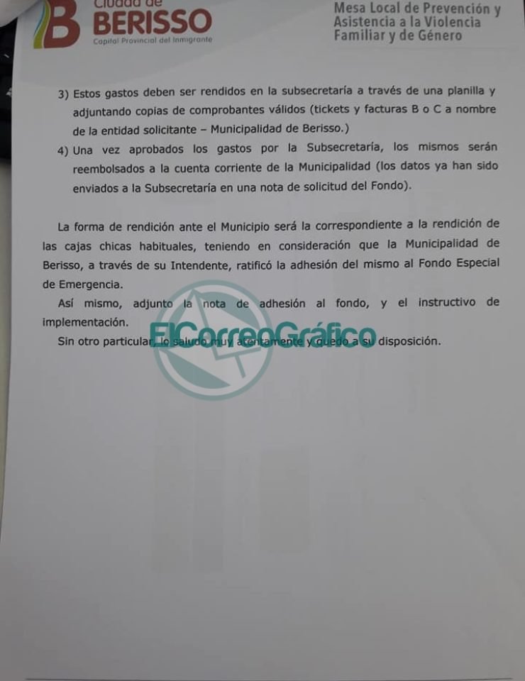Fondo de Emergencia para Víctimas de Violencia de Género 2