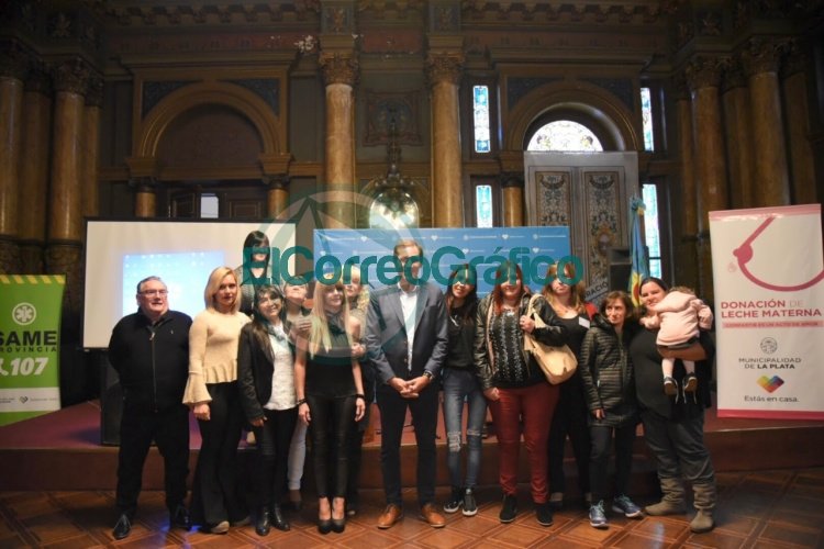 Garro encabezó una jornada de concientización sobre la donación de la Leche Materna