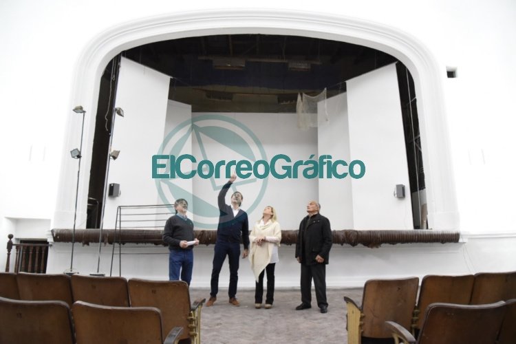 Garro recorrió las obras en la Escuela N°19