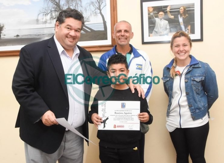 Nedela recibió a alumnos y profesores de la Escuela Municipal de Taekwon-do 3