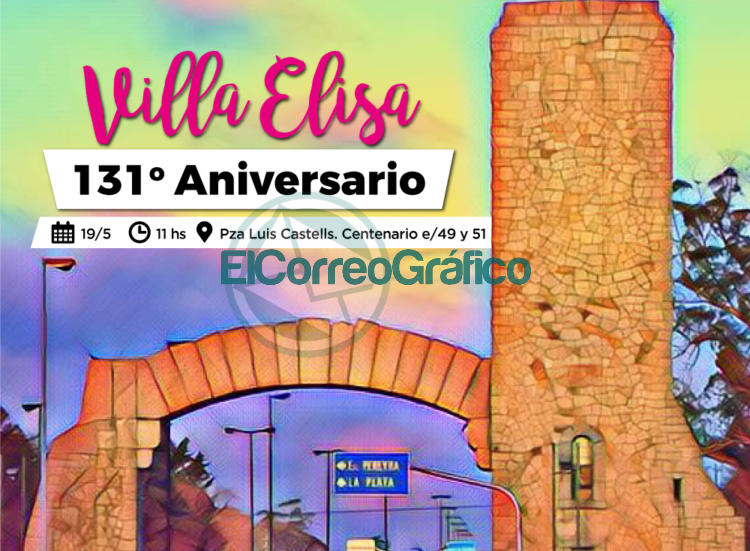 Villa Elisa festejará su 131° Aniversario
