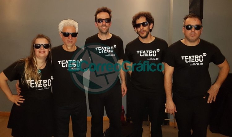 Vuelve al Pasaje Dardo Rocha una obra inclusiva de Teatro Ciego