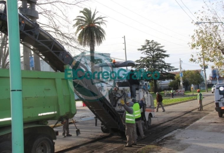 Comenzaron los trabajos en el acceso a Ensenada de la calle Baradero1