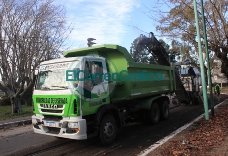 Comenzaron los trabajos en el acceso a Ensenada de la calle Baradero2