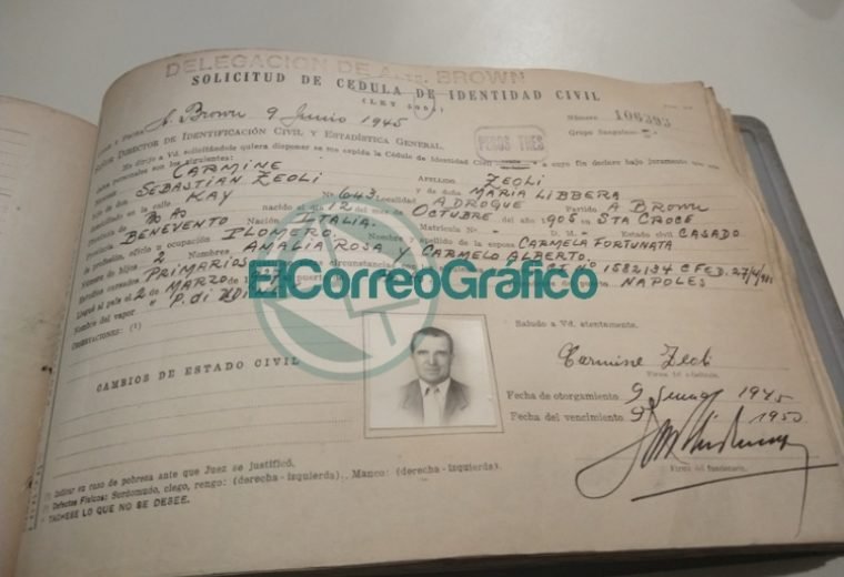 Documentación histórica de inmigrantes en Berisso realizado por el Registro Provincial de las Personas 4