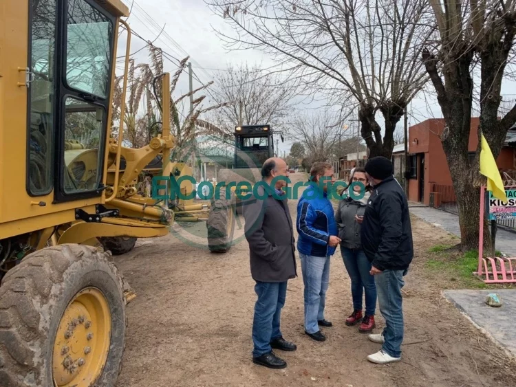 El concejal Novelino recorrió el mejoramiento de la calle 167 del Barrio Obrero