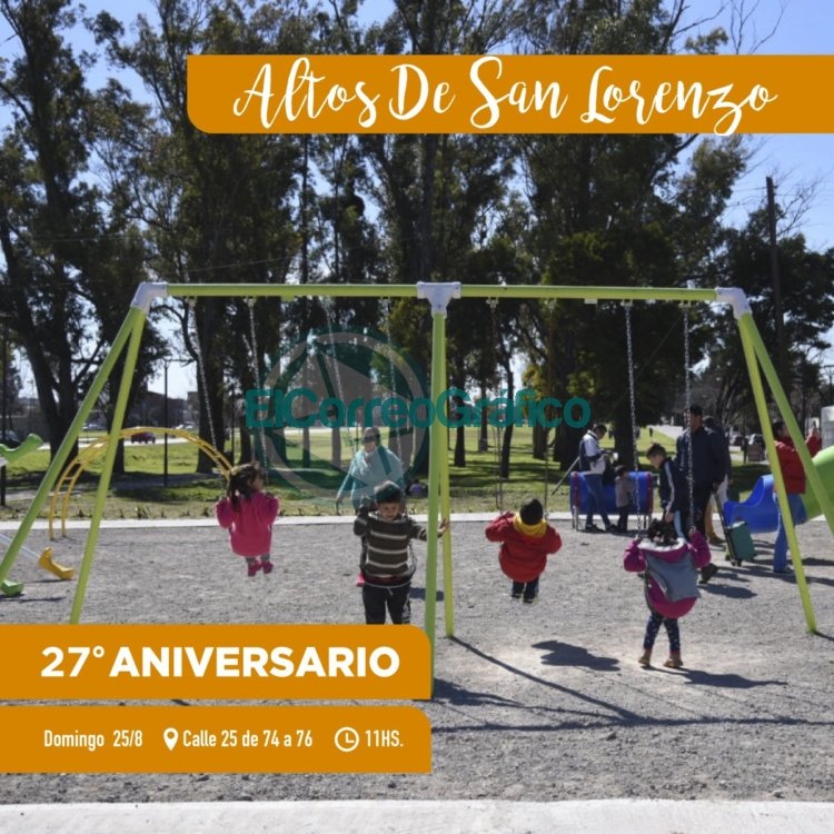 Altos de San Lorenzo celebrará su 27° Aniversario con un festejo para toda la familia