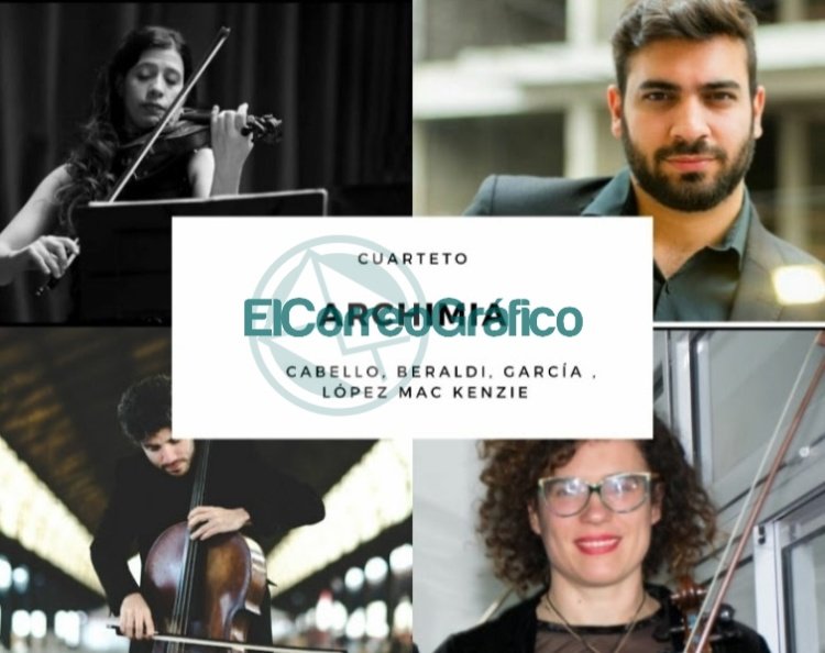 “Música al Mediodía”: El Cuarteto Archimia se presenta en el Coliseo Podestá
