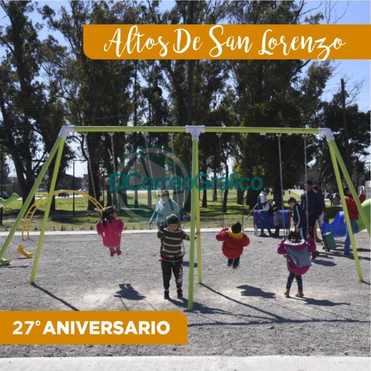 Festejos por el 27° aniversario de Altos de San Lorenzo
