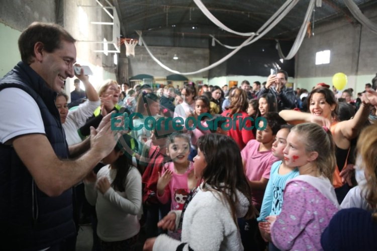 Garro participó de los festejos por el Día del Niño