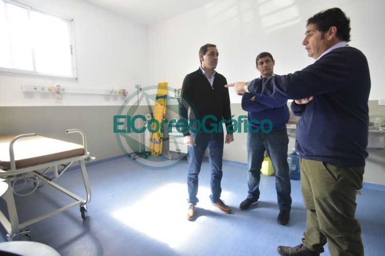 Garro visitó las obras del renovado Hospital ‘Elina de la Serna’