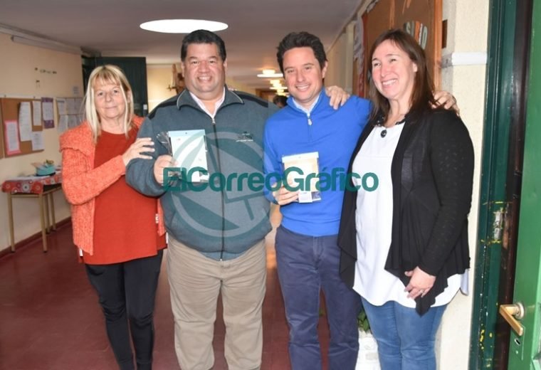 Nedela con Sánchez Zinny visitaron la Escuela 501 del Barrio Obrero 02
