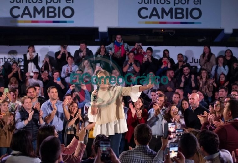 María Eugenia Vidal en el acto 360° en Escobar