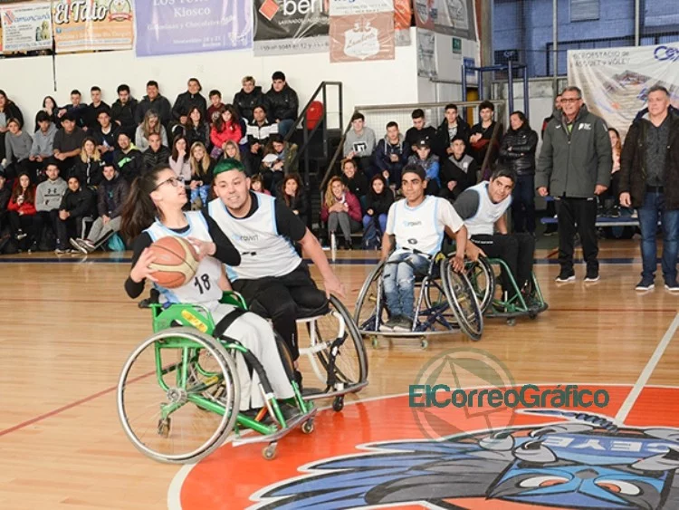 Gran asistencia en la jornada de promoción y capacitación de básquet sobre silla de ruedas en Berisso