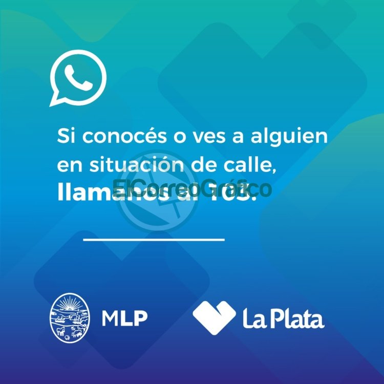 Continúa en La Plata los operativos para asistir a personas en situación de calle Continúa en La Plata los operativos para asistir a personas en situación de calle