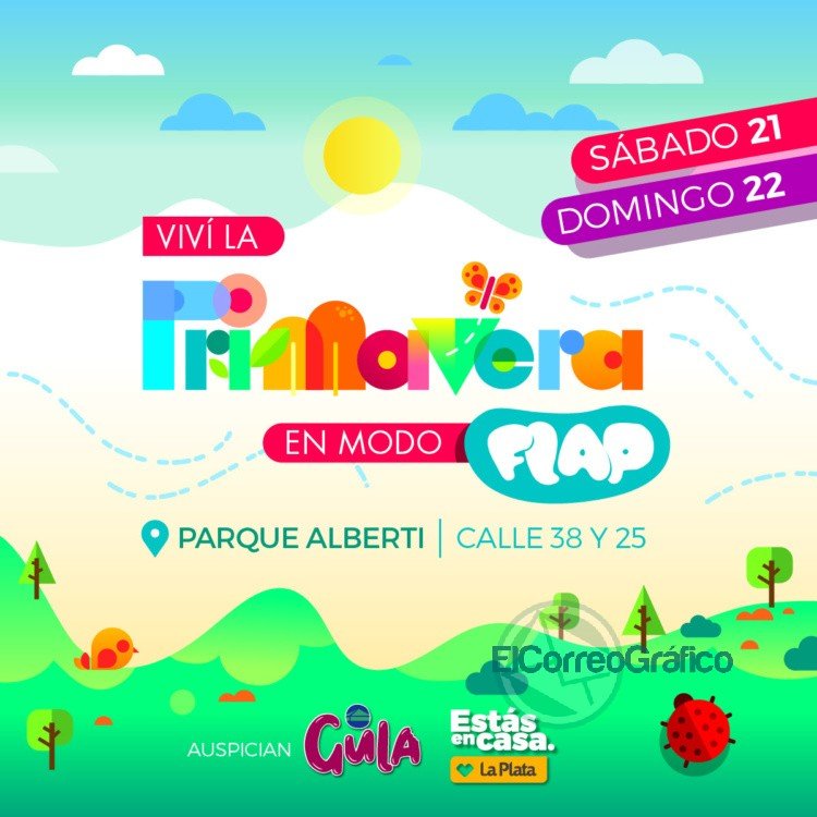 “FLAP! Fiesta de la primavera”, para disfrutar el fin de semana en Parque Alberti