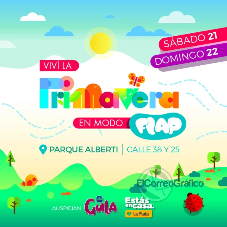 “FLAP! Fiesta de la primavera”, para disfrutar el fin de semana en Parque Alberti