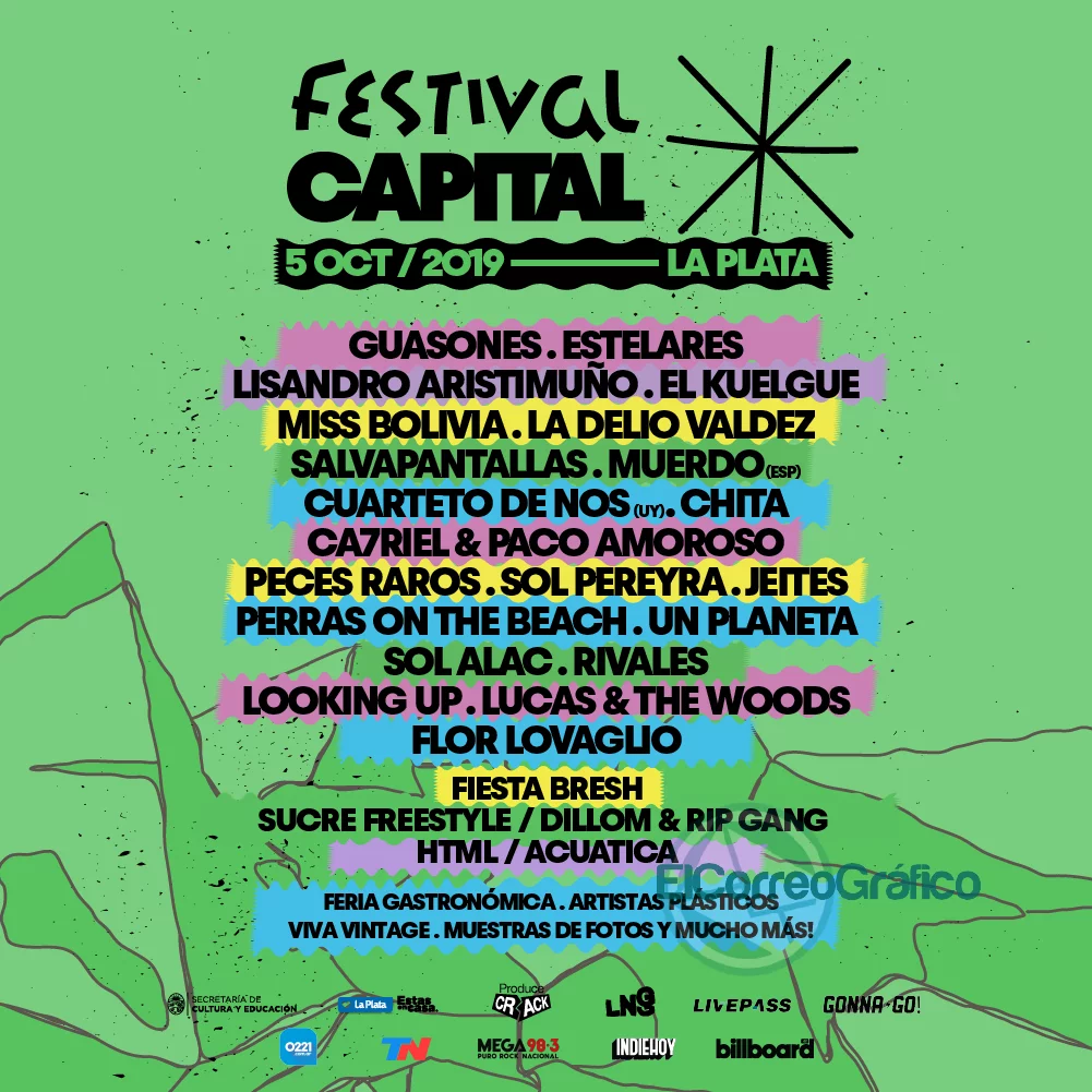 La música y el arte platense serán protagonistas del “Festival Capital” La música y el arte platense serán protagonistas del “Festival Capital”