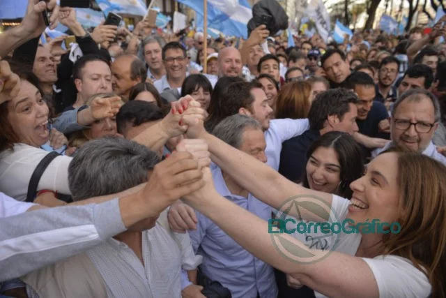 Vidal en la Marcha del #SiSePuede en el Obelisco