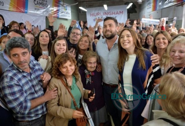 Vidal en su tour de campaña pasó por Hurlingham, Cañuelas y San Miguel del Monte